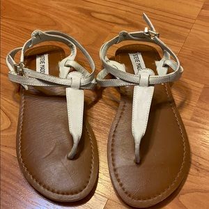 NWOT Steve Madden Off White Sandals